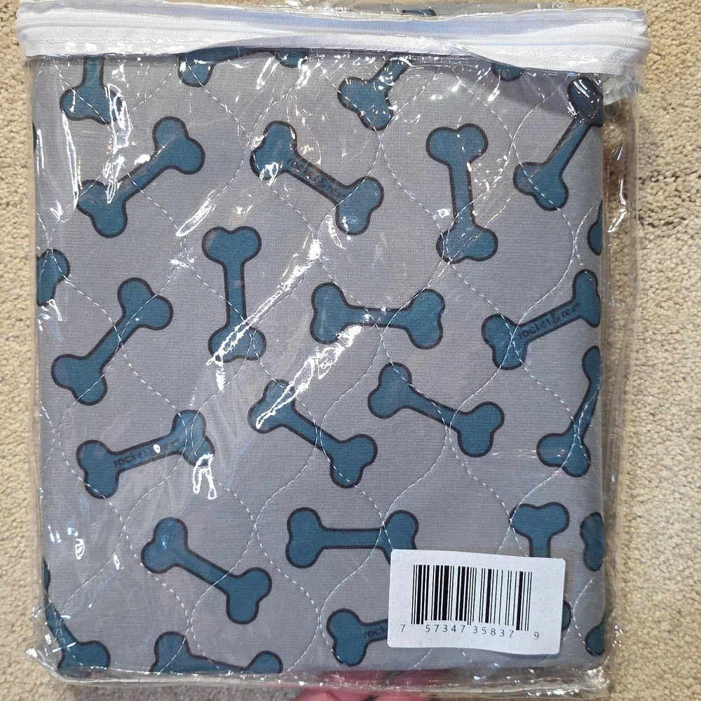rocket & rex Premium Washable Pee Pads for Dogs, Waterproof & Reusable Puppy Pad